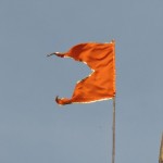 the saffron color flag
